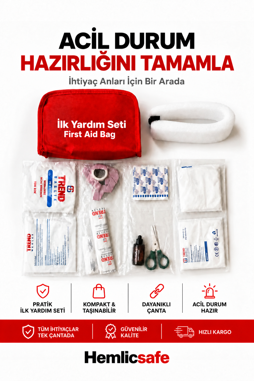 Acil Durum İlk Yardım Seti
